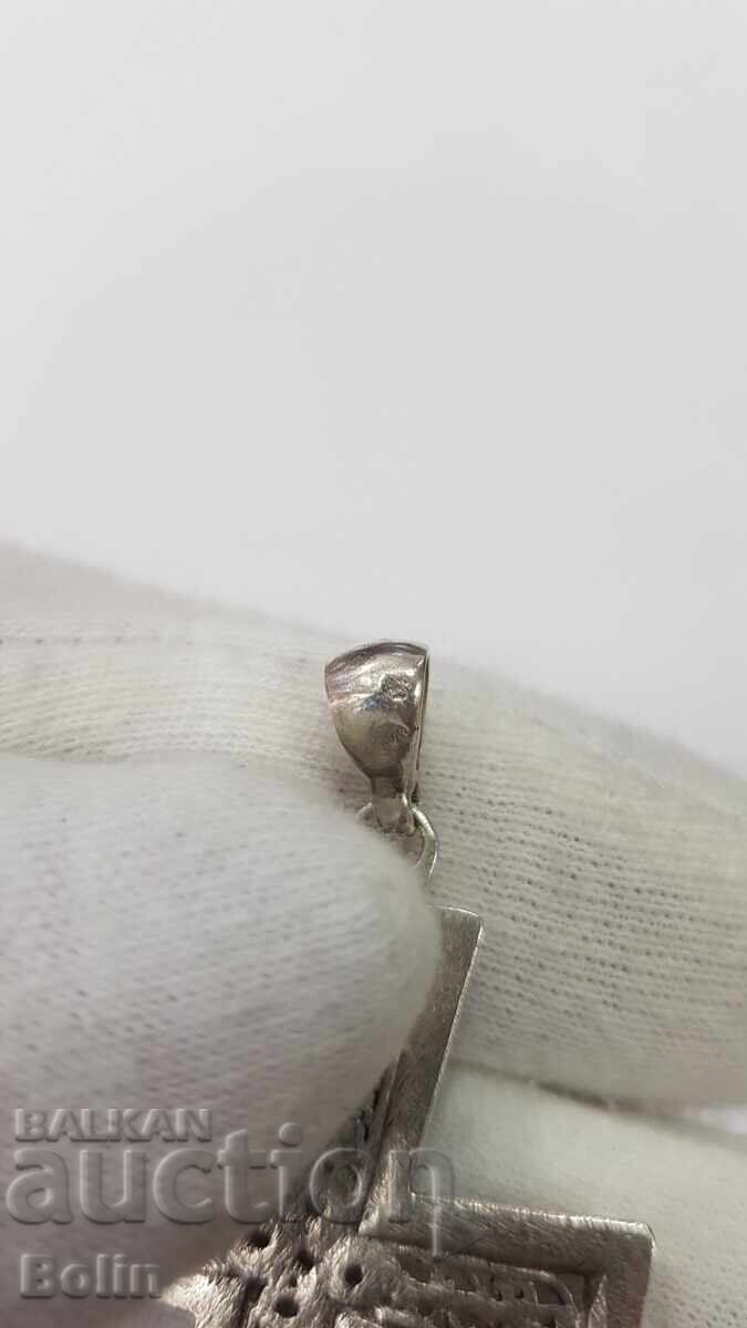 Colecționar, cruce masculină din argint - începutul - secolul XX - 6