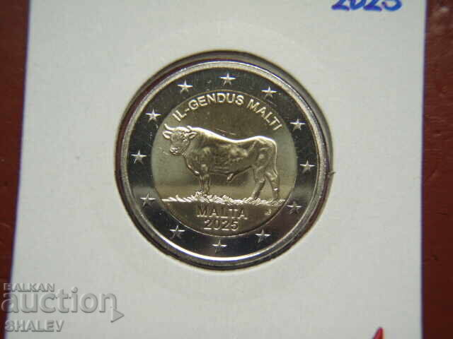 Livrarea 2 euro 2025 Malta "Maltese Ox"/Malta "Vol"/ - Unc (2 euro)