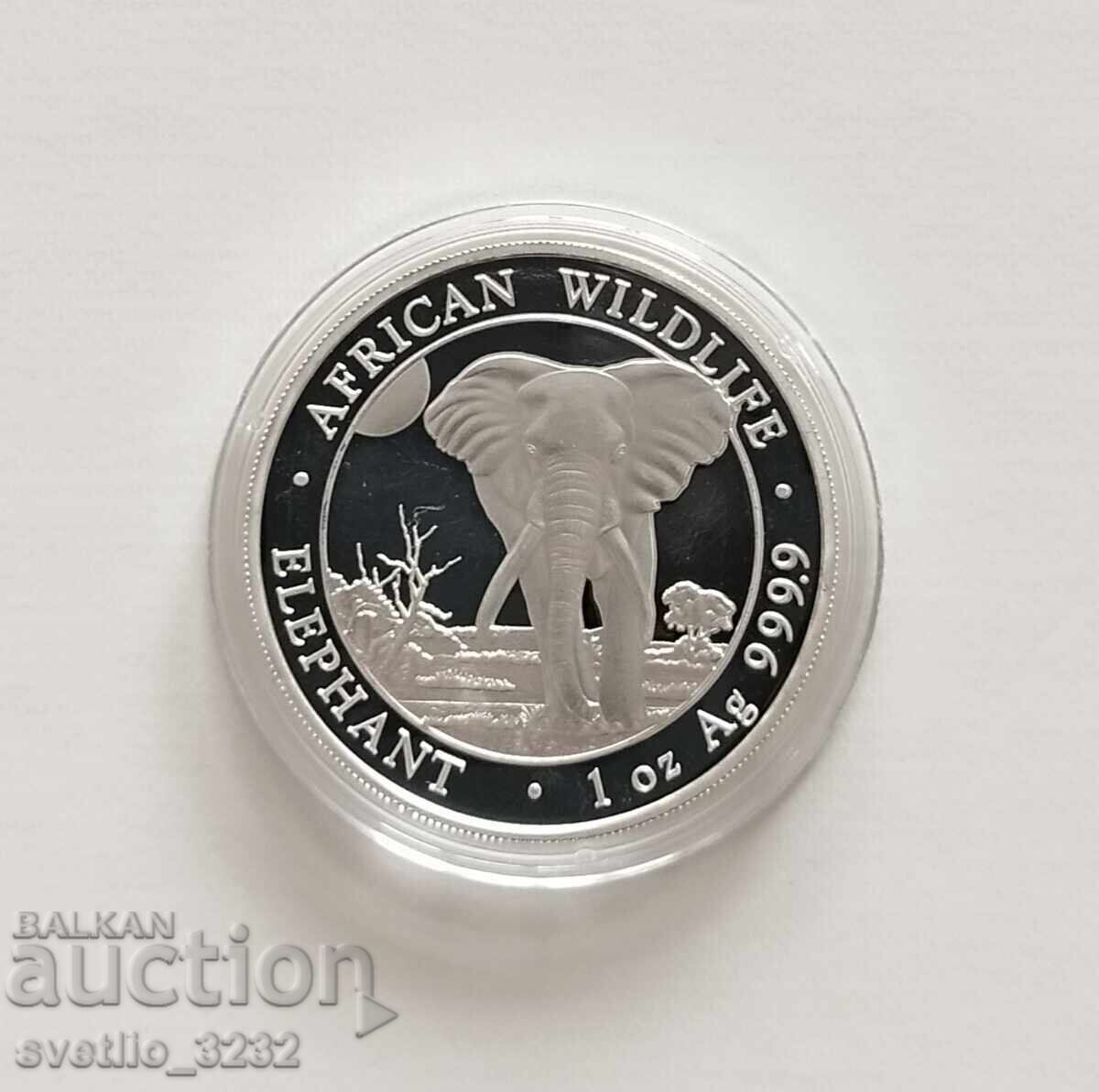 Ασήμι 1 OZ 2025 Ελέφαντας
