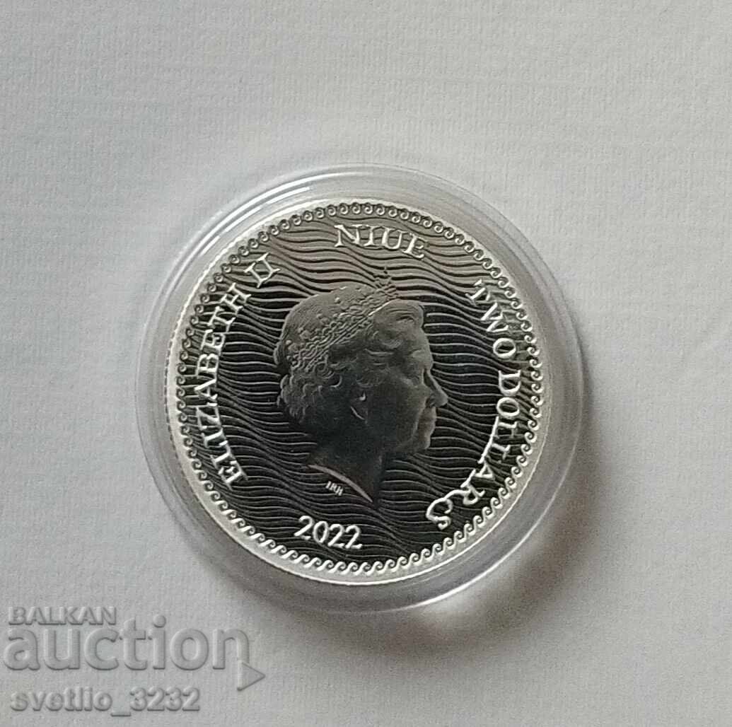 Argint 1 OZ 2022 Pirat cu preț € 125.00 | 244.48 BGN