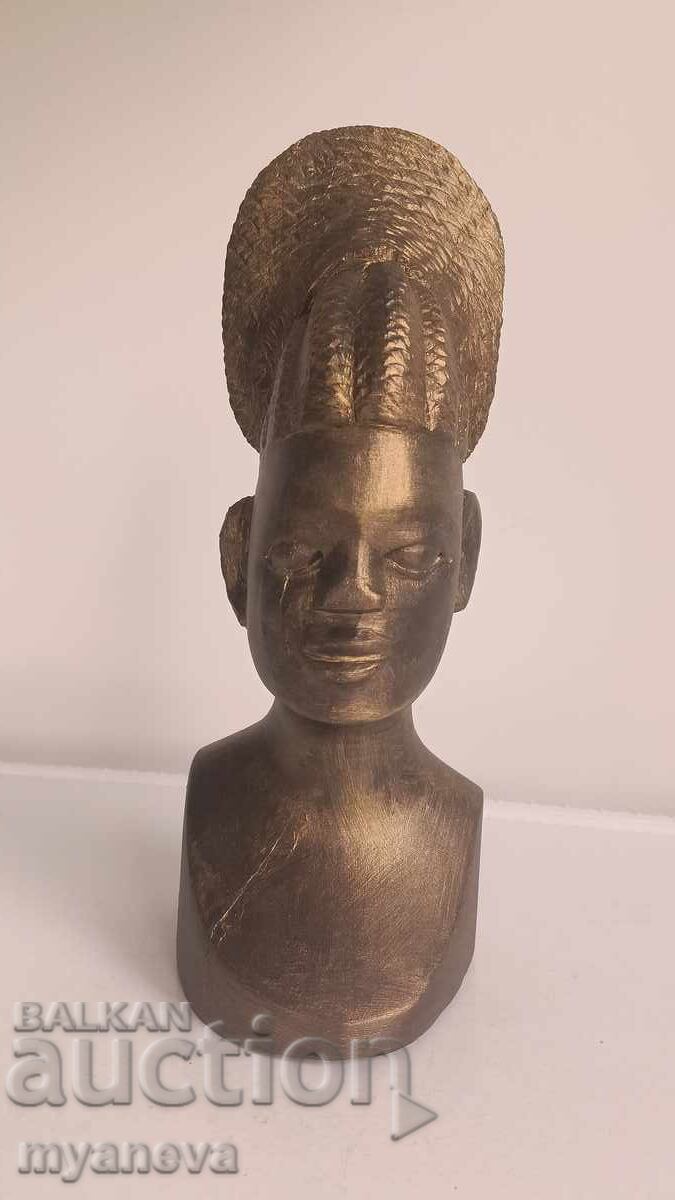 African, original wood carving with gilding, handmade cu preț € 45.00 | 88.01 BGN