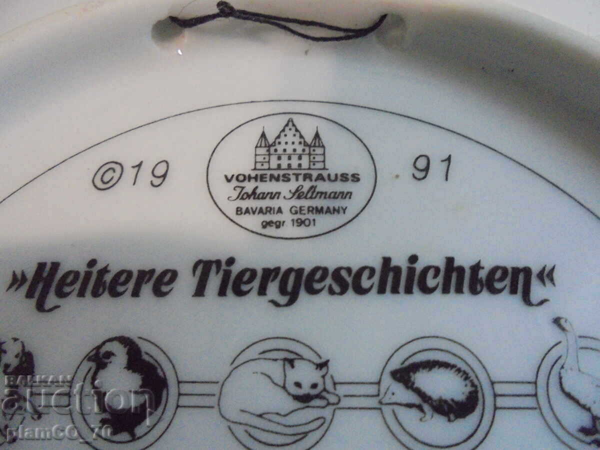 №*8541 Colecționar farfurie decorativă din porțelan - 5 №*8541 Colecționar farfurie decorativă din porțelan - 5