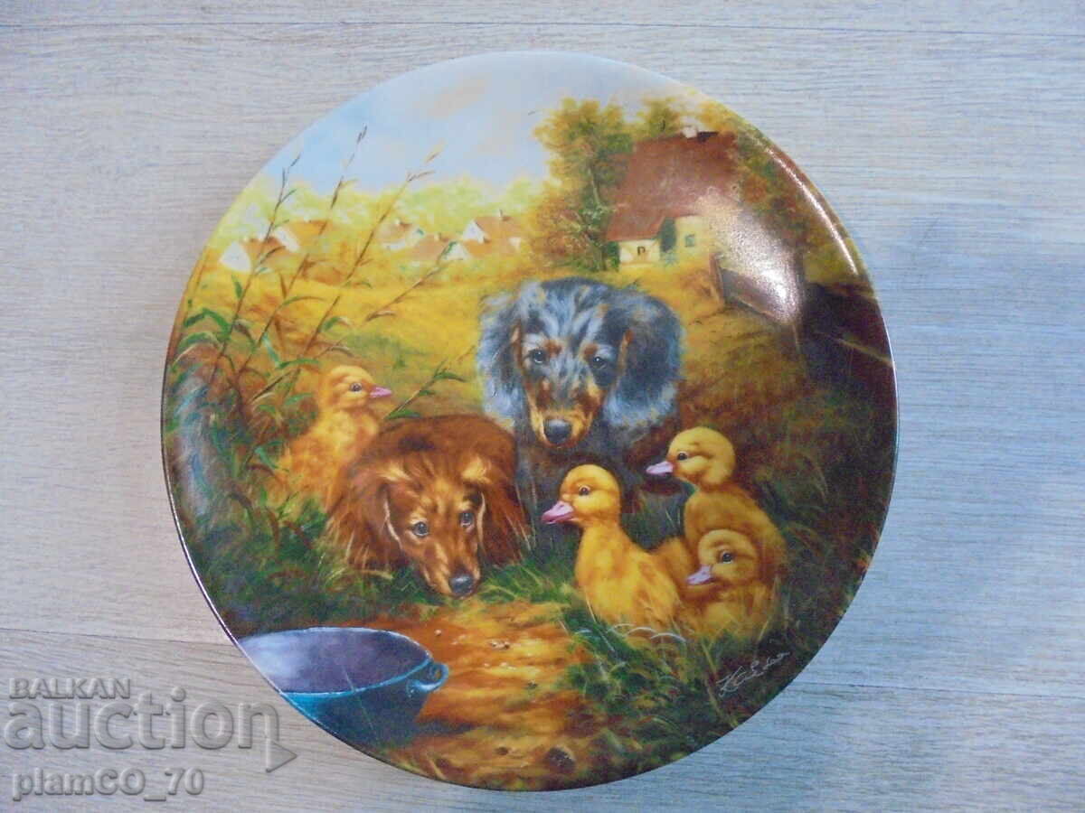 №*8541 Colecționar farfurie decorativă din porțelan №*8541 Colecționar farfurie decorativă din porțelan