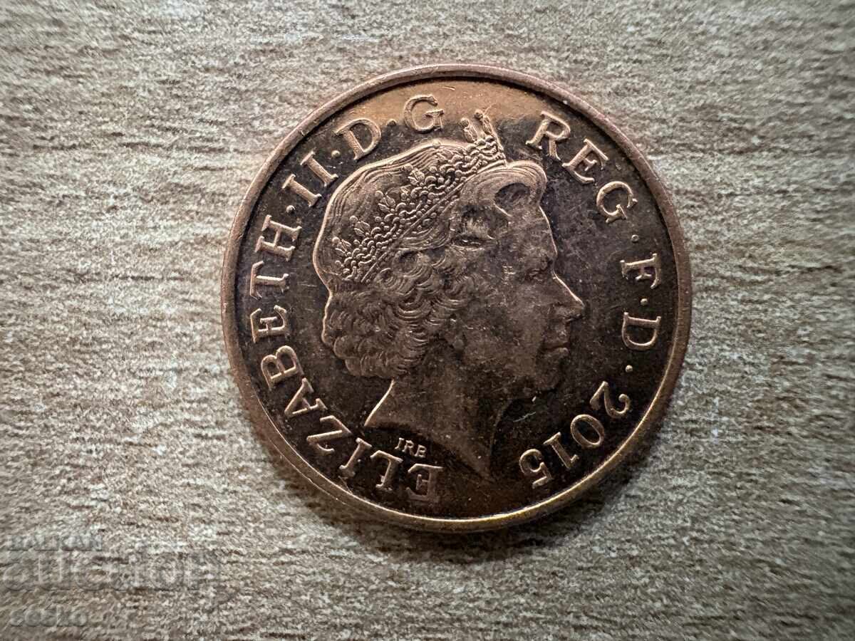 Marea Britanie - 1 penny (2015) - varianta veche cu preț € 0.08 | 0.16 BGN
