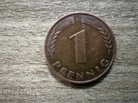 Γερμανία - 1 πφένιγκ (1950) - D