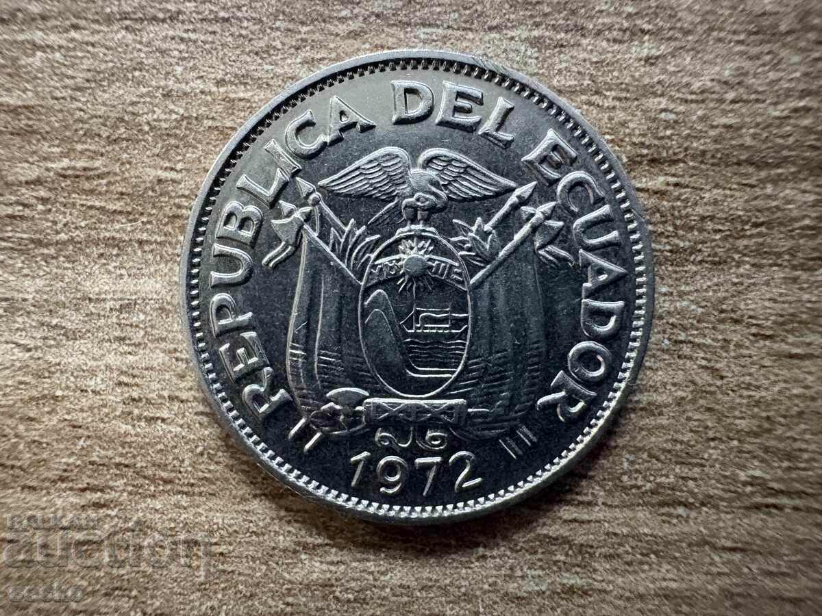 Ecuador - 20 centavos (1972) cu preț € 0.35 | 0.68 BGN