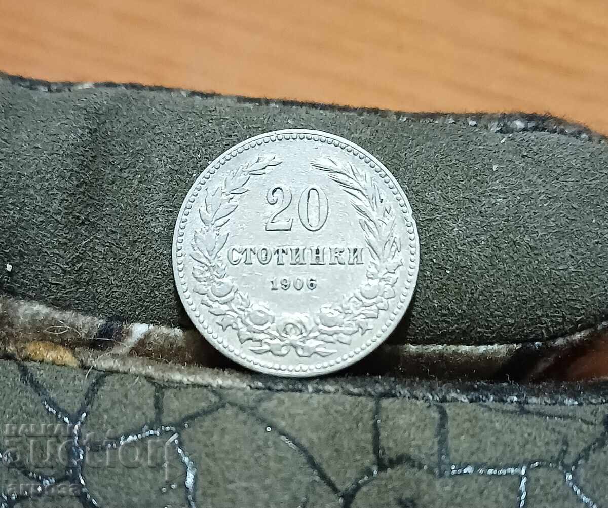 20 de cenți 1906