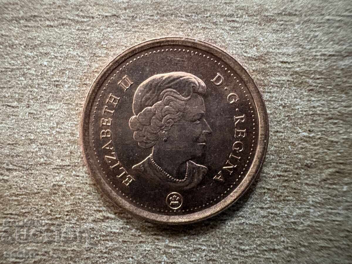 Canada - 1 cent (2011) - Zinc acoperit cu cupru cu preț € 0.08 | 0.16 BGN