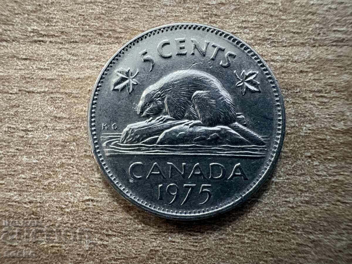 Καναδάς - 5 σεντ (1975)