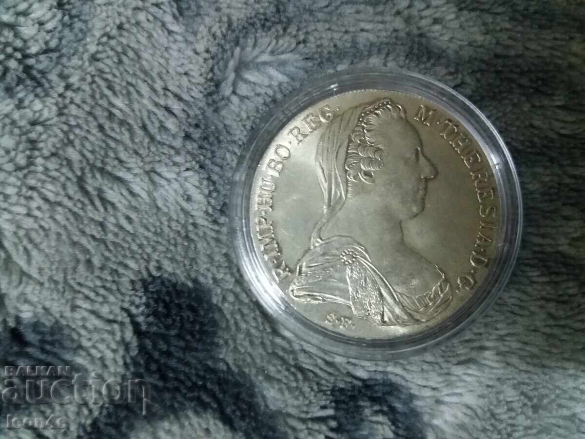 Maria Theresa Thaler 1780 restrike silver