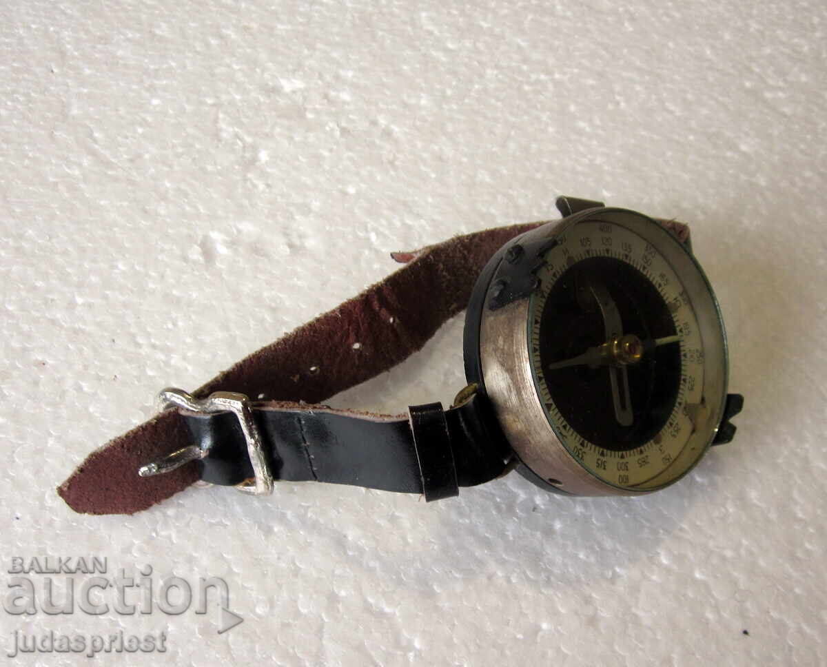 Παλιός Βουλγαρικός στρατιωτικός χειροκίνητος πυξίδα από την κομμουνιστική εποχή - 5