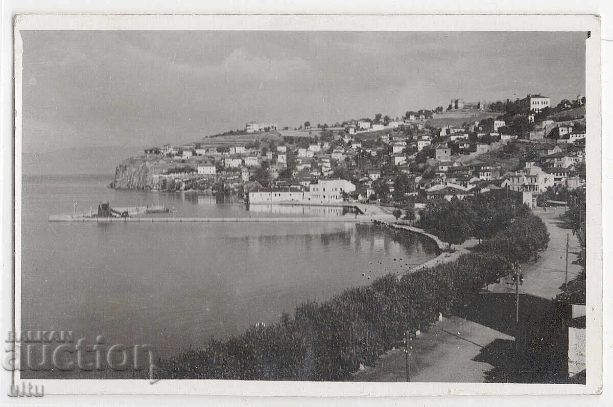 Bŭlgariya, Okhrid s pristanishteto, nepŭtuvala, RPPC