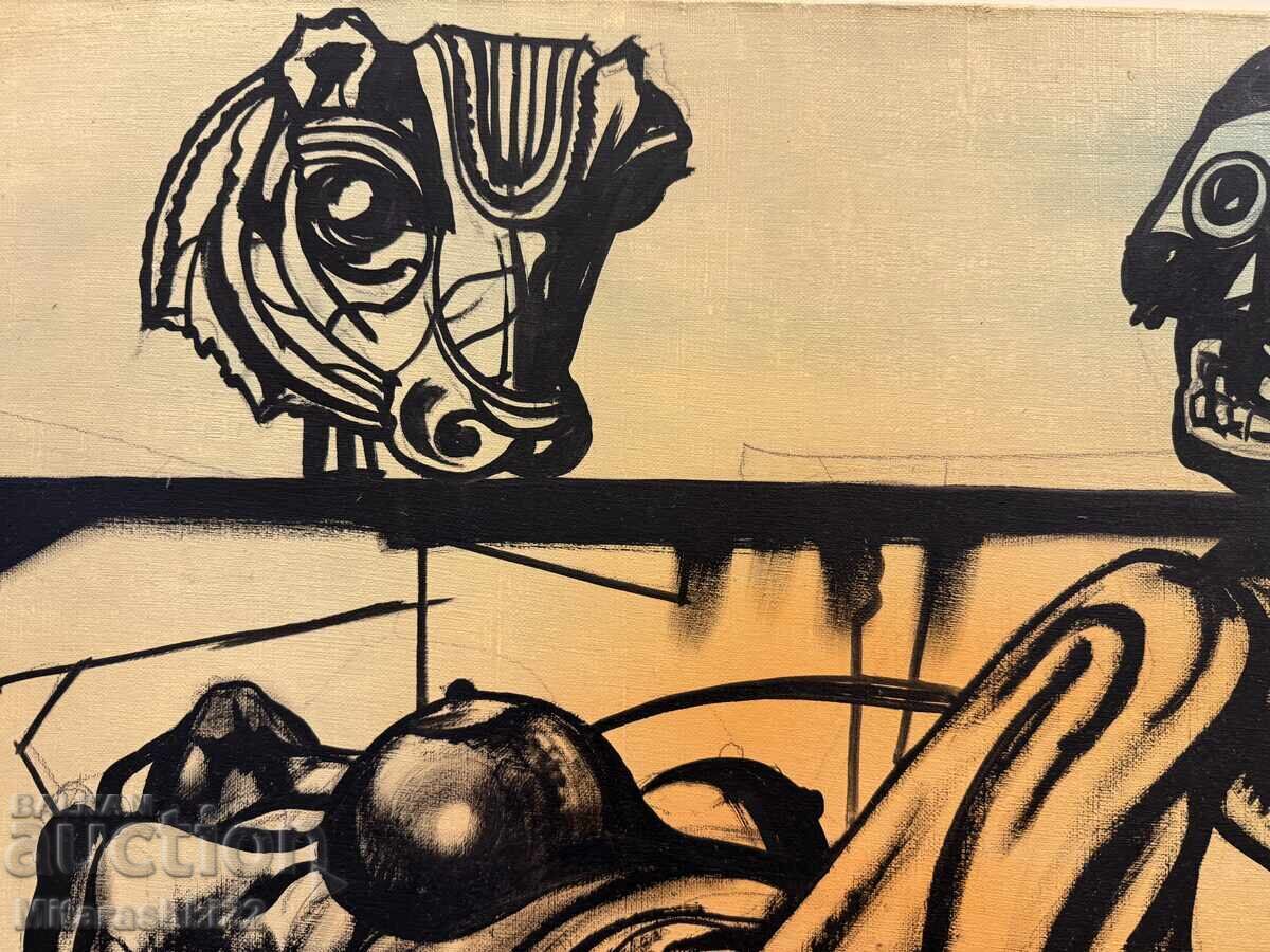 LARGE OIL PAINTING ON CANVAS TSVETKO TSVETKOV with price € 5.61 | 10.97 BGN LARGE OIL PAINTING ON CANVAS TSVETKO TSVETKOV with price € 5.61 | 10.97 BGN