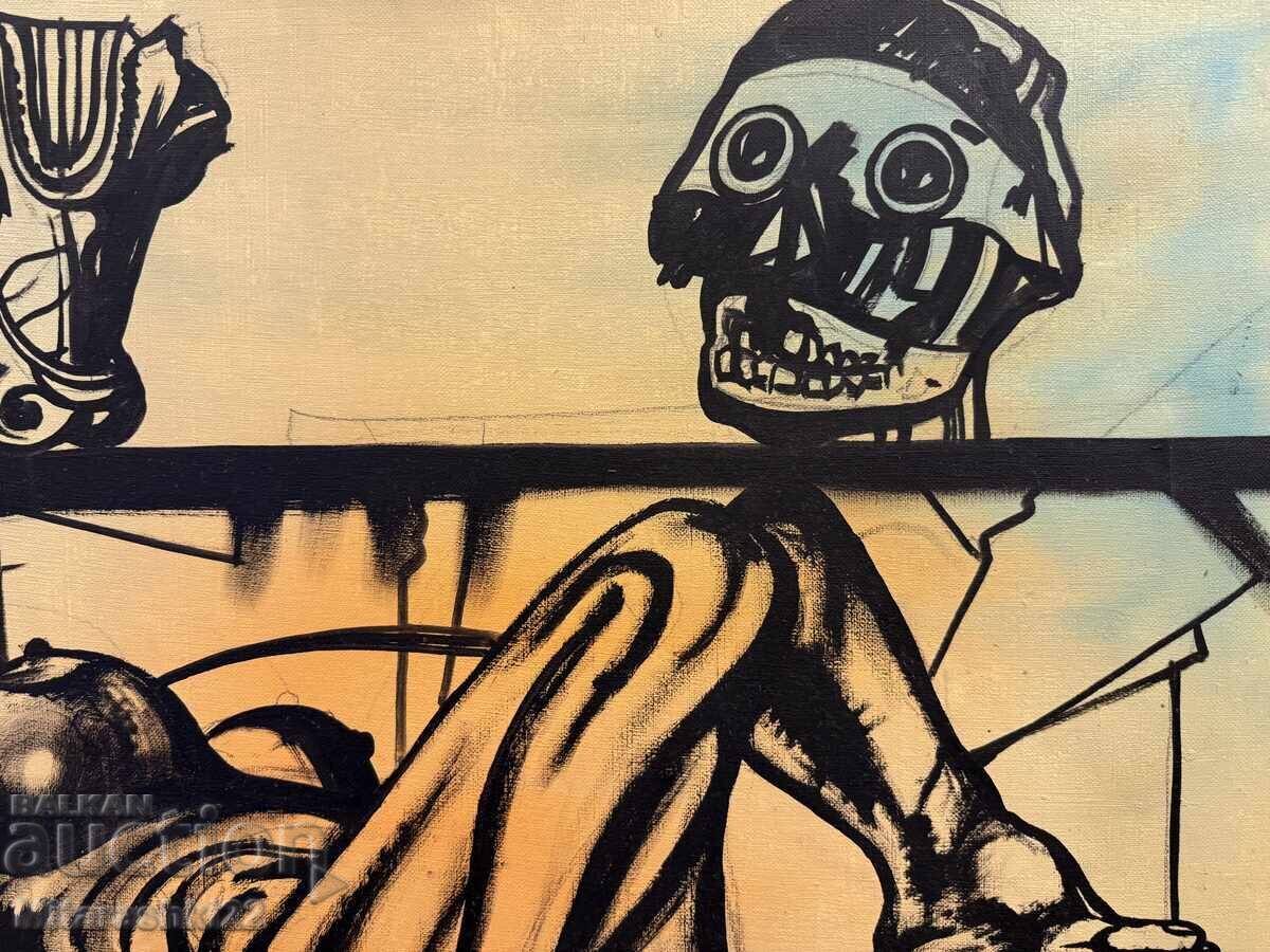 Auction LARGE OIL PAINTING ON CANVAS TSVETKO TSVETKOV Auction LARGE OIL PAINTING ON CANVAS TSVETKO TSVETKOV