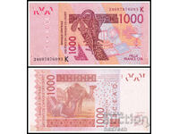 ❤️ ⭐ Западна Африка Сенегал 2024 1000 франка ⭐ ❤️