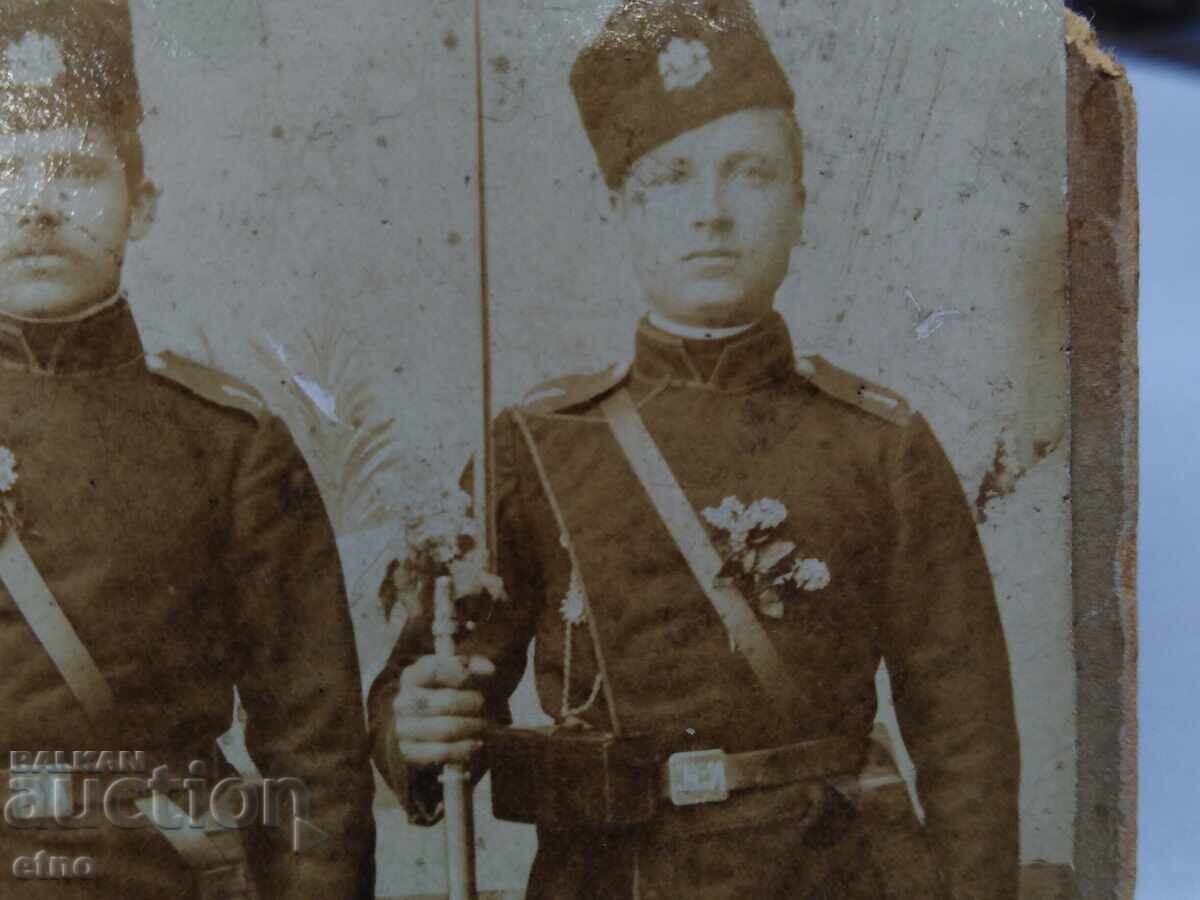 ΠΑΛΙΑ ΒΑΣΙΛΙΚΗ ΦΩΤΟΓΡΑΦΙΑ-ΚΑΡΤΟΝ-ΣΤΡΑΤΙΩΤΕΣ, ΤΟΥΦΕΚΙ-ΜΠΕΡΝΤΑΝΑ, ΞΙΦΟΛΟΓΧΗ - 5