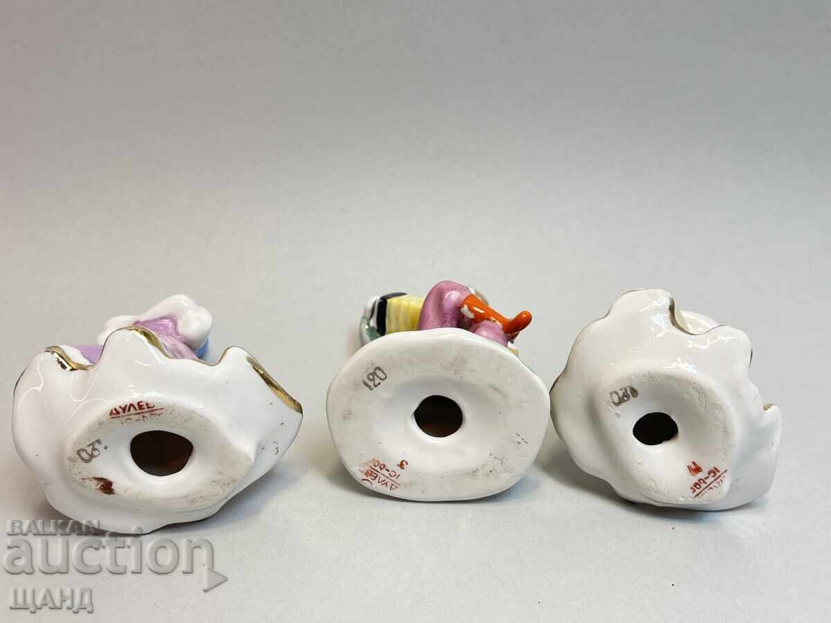 Figurine din porțelan Dulevo Muzicant și Dansatoare, Epoca Socialistă - 7