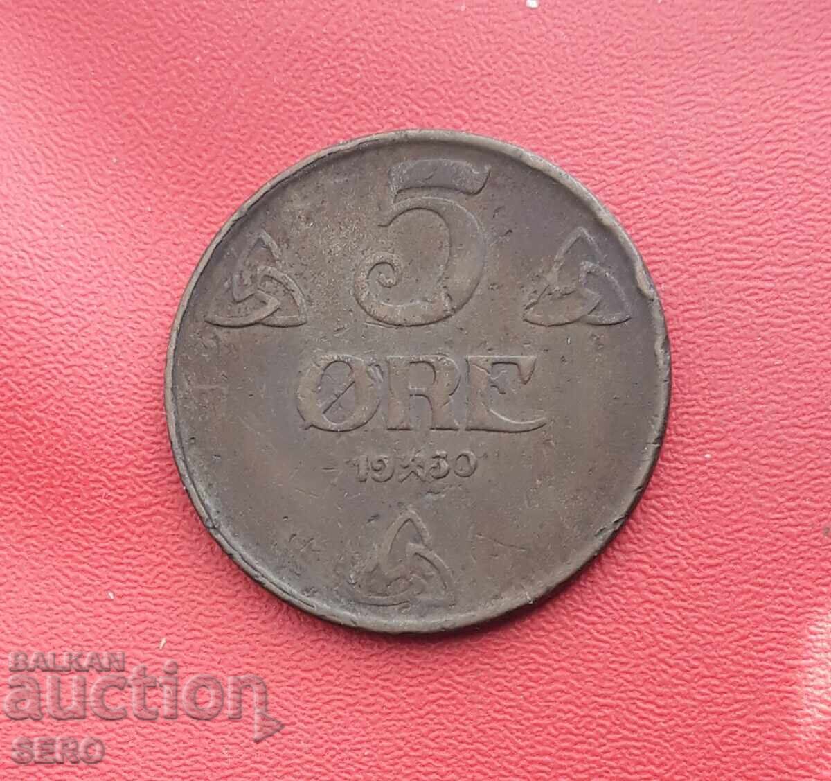Norvegia - 5 ani 1930