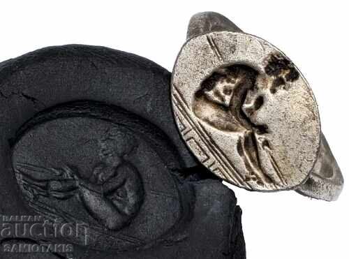Silver replica of an ancient Greek ring