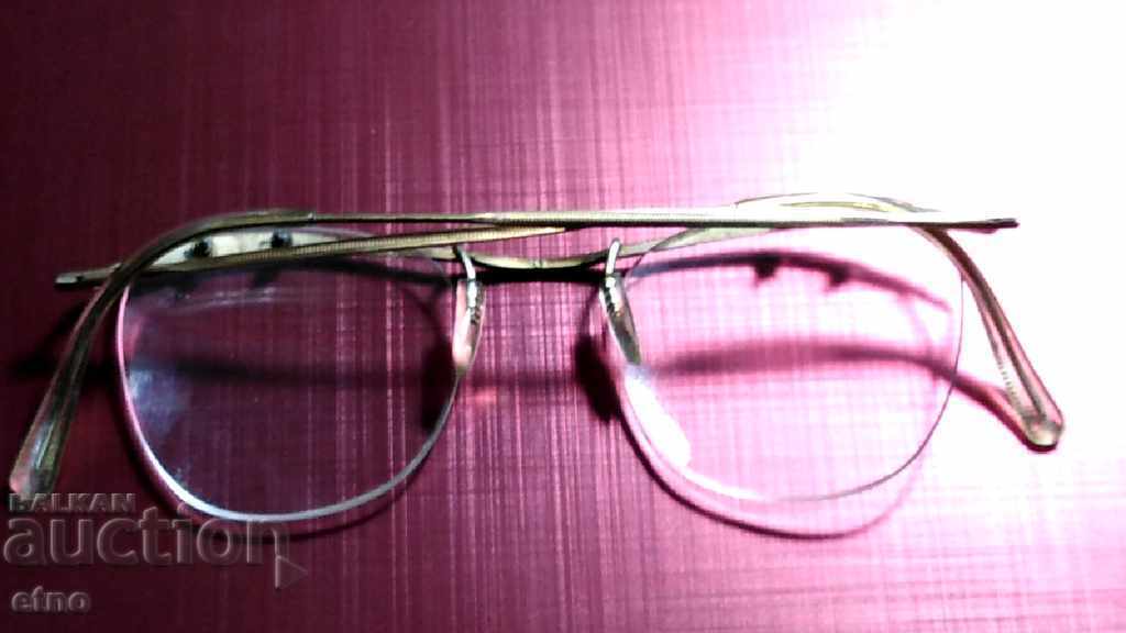 Licitație Ochelari vechi placati cu aur - 20 microni aurire