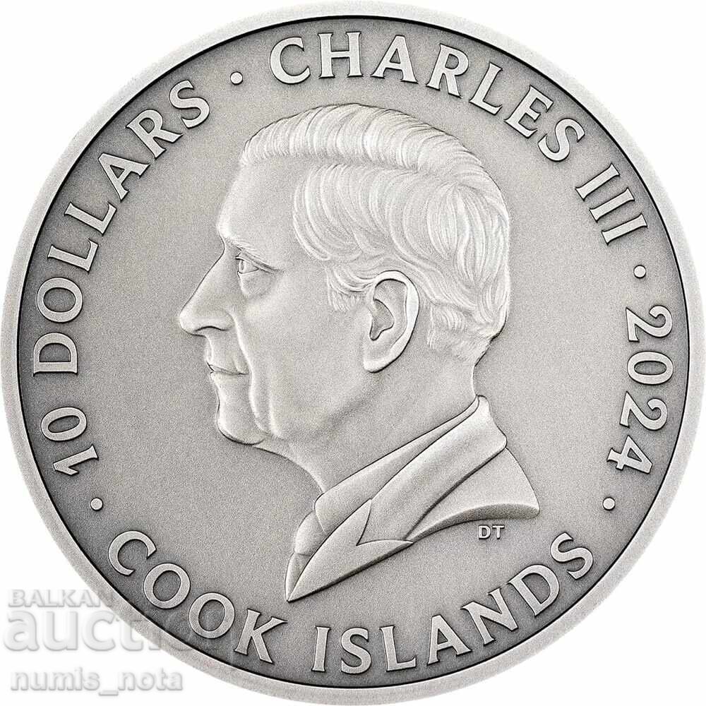 10 dollars 2024 Iron Maiden 2 oz. Silver Coin with price € 350.00 | 684.54 BGN