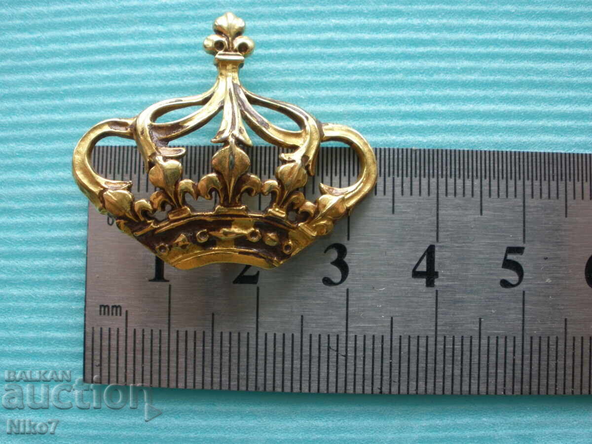 Broșă vintage aurită din 1970 - 7 Broșă vintage aurită din 1970 - 7