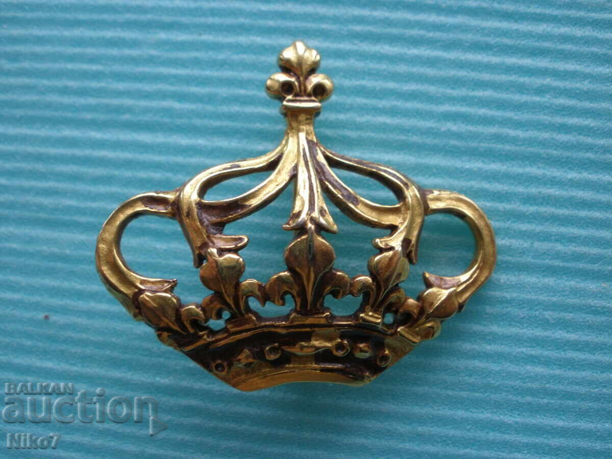 Broșă vintage aurită din 1970 Broșă vintage aurită din 1970