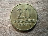 Λιθουανία - 20 σεντ (1997)