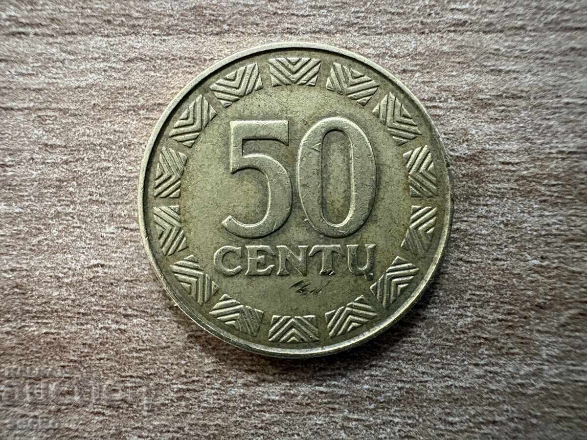 Λιθουανία - 50 σεντ (2000)