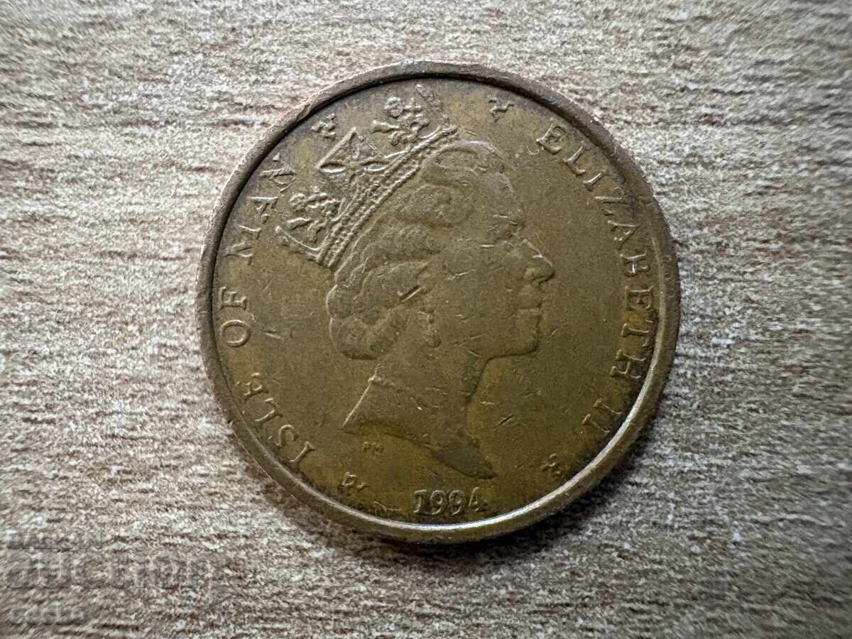 Insula Man - 1 penny (1994) cu preț € 0.60 | 1.17 BGN