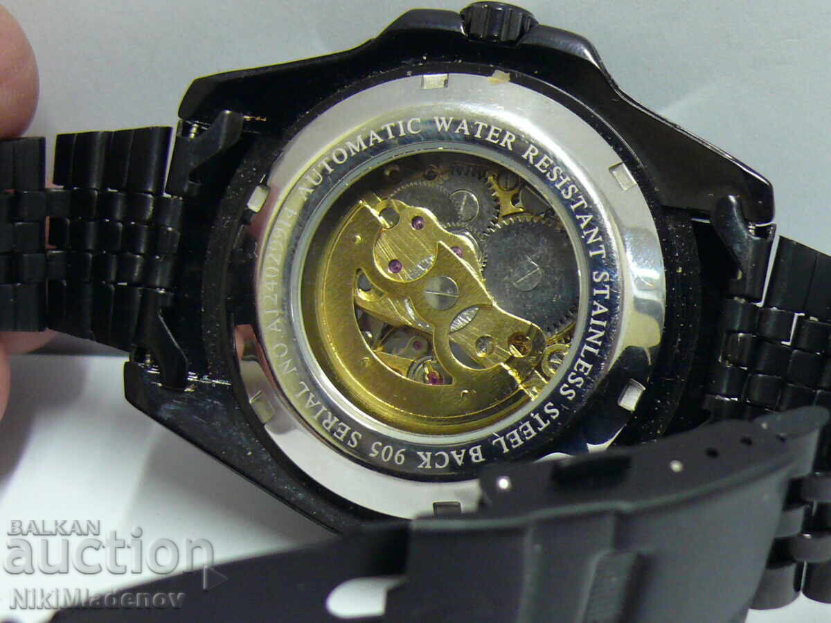 Автоматичен Anthony James London Скелетон Мъжки часовник - 10 Автоматичен Anthony James London Скелетон Мъжки часовник - 10