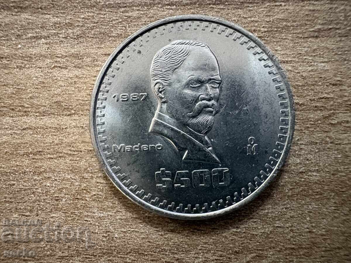 Mexic - 500 pesos (1987)