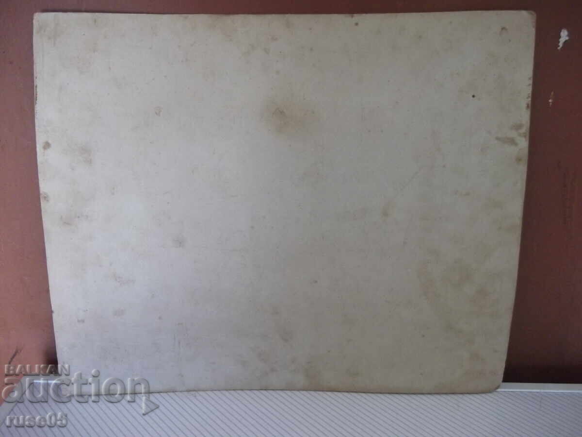 Παράδοση Φωτογραφία παλιό χαρτόνι οικογένειες σε εκδρομή στη φύση