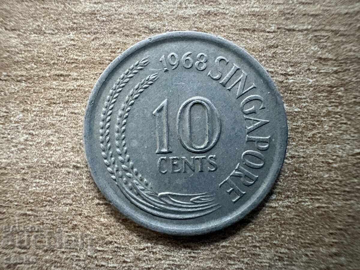 Сингапур - 10 цента (1968)