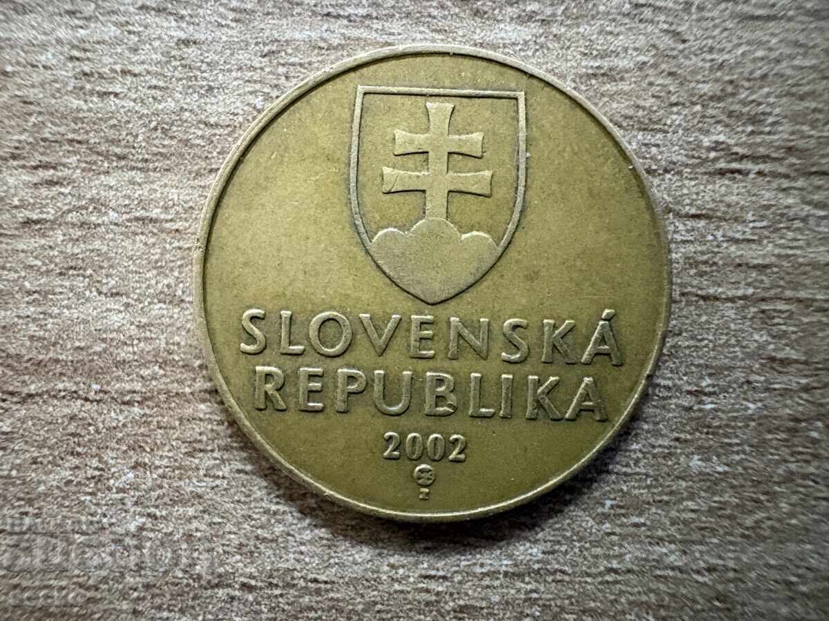 Slovacia - 1 coroană (2002) cu preț € 0.18 | 0.35 BGN