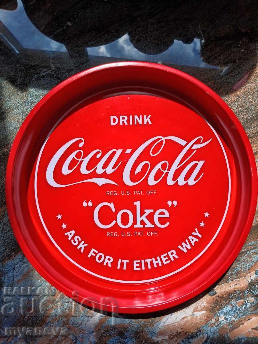Coca-Cola, Koka Kola, tablă metalică cu două pahare cu preț € 25.00 | 48.90 BGN