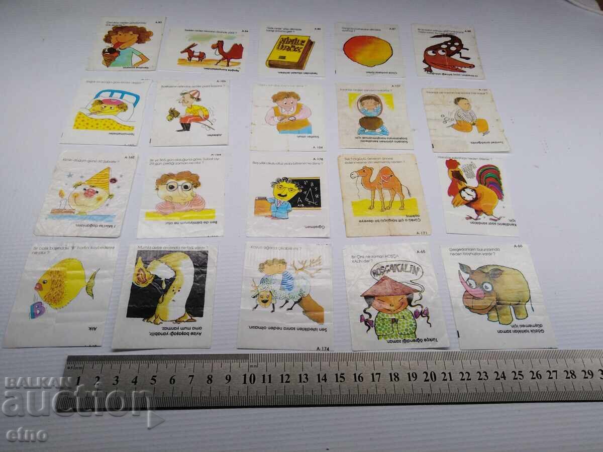 Livrarea 20 buc. POZE GUME DE MESTECAT