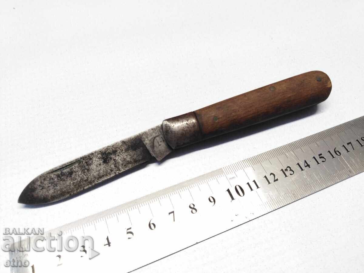 CUȚIT DE BUZUNAR VECHI BULGĂRESC