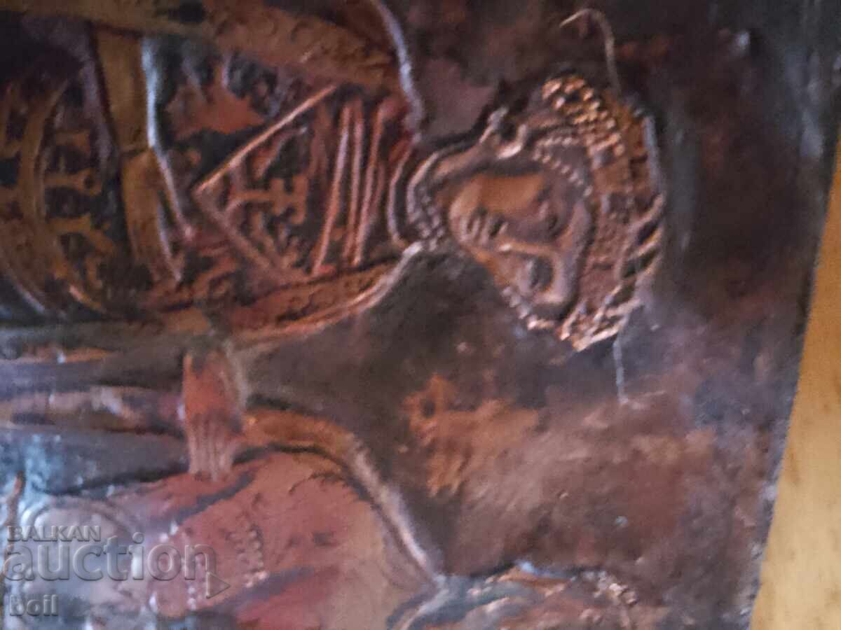 Δημοπρασία Πίνακας εφαρμογής σφυρήλατο χάλκινο πάνελ