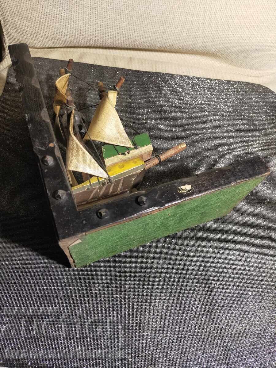 Wooden ship decoration - 5