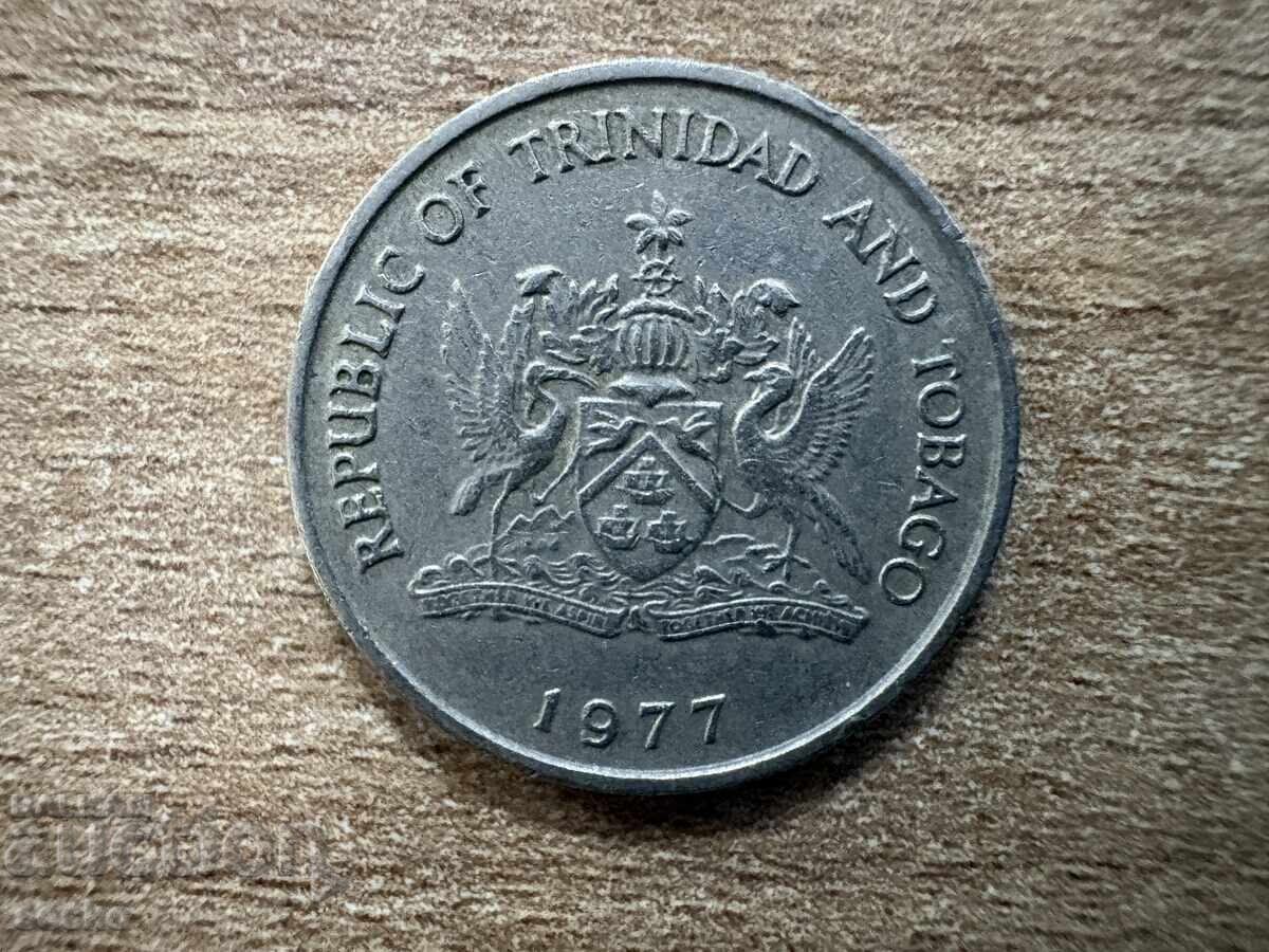 Trinidad și Tobago - 25 de cenți (1977) cu preț € 0.20 | 0.39 BGN