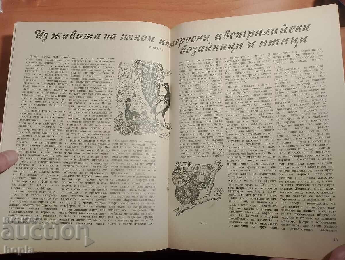Licitație Revista NATURĂ ȘI CUNOAȘTERE 1957