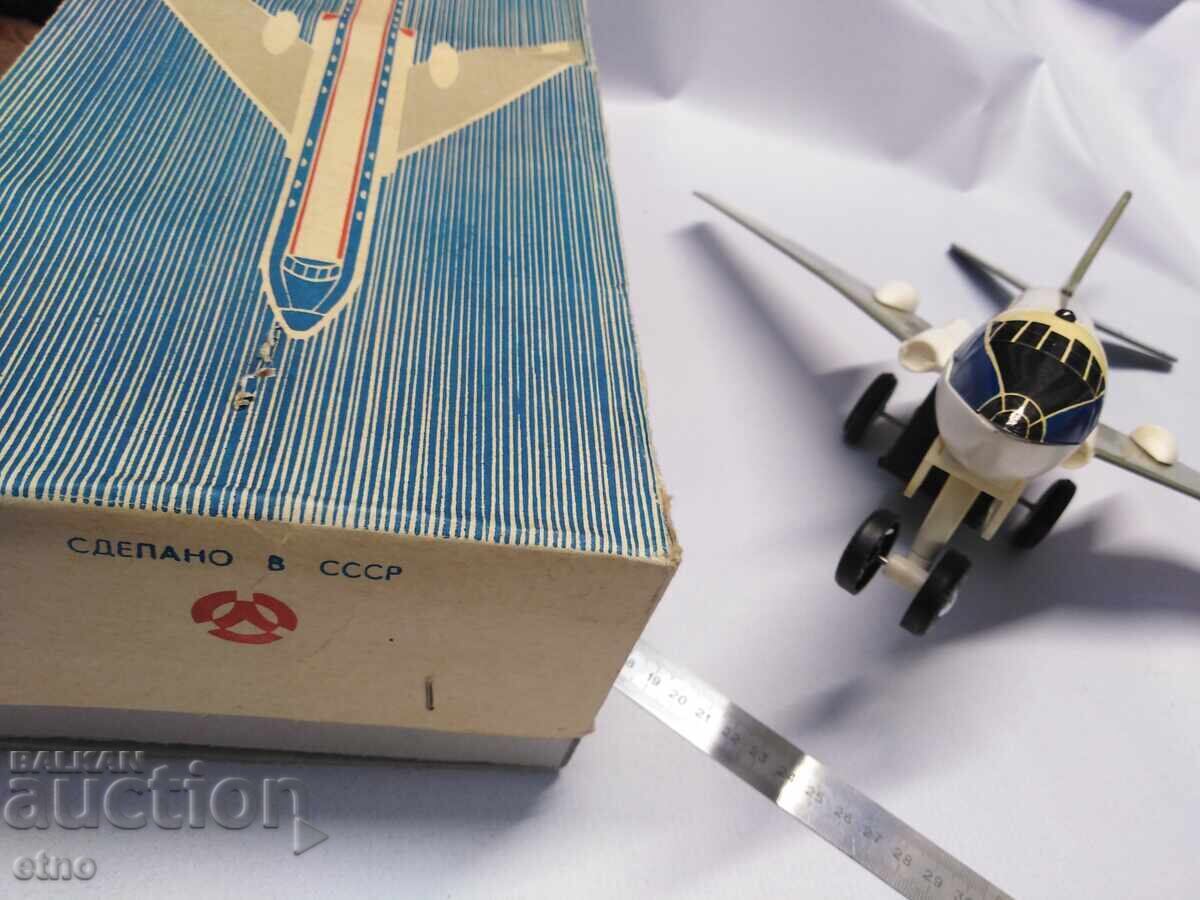 URSS JUCĂRIE MECANICĂ - AVION. AEROFLOT CU CUTIE - 7