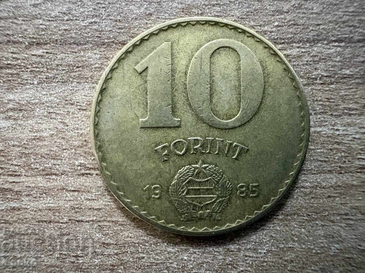 Ungaria - 10 forinți (1985)