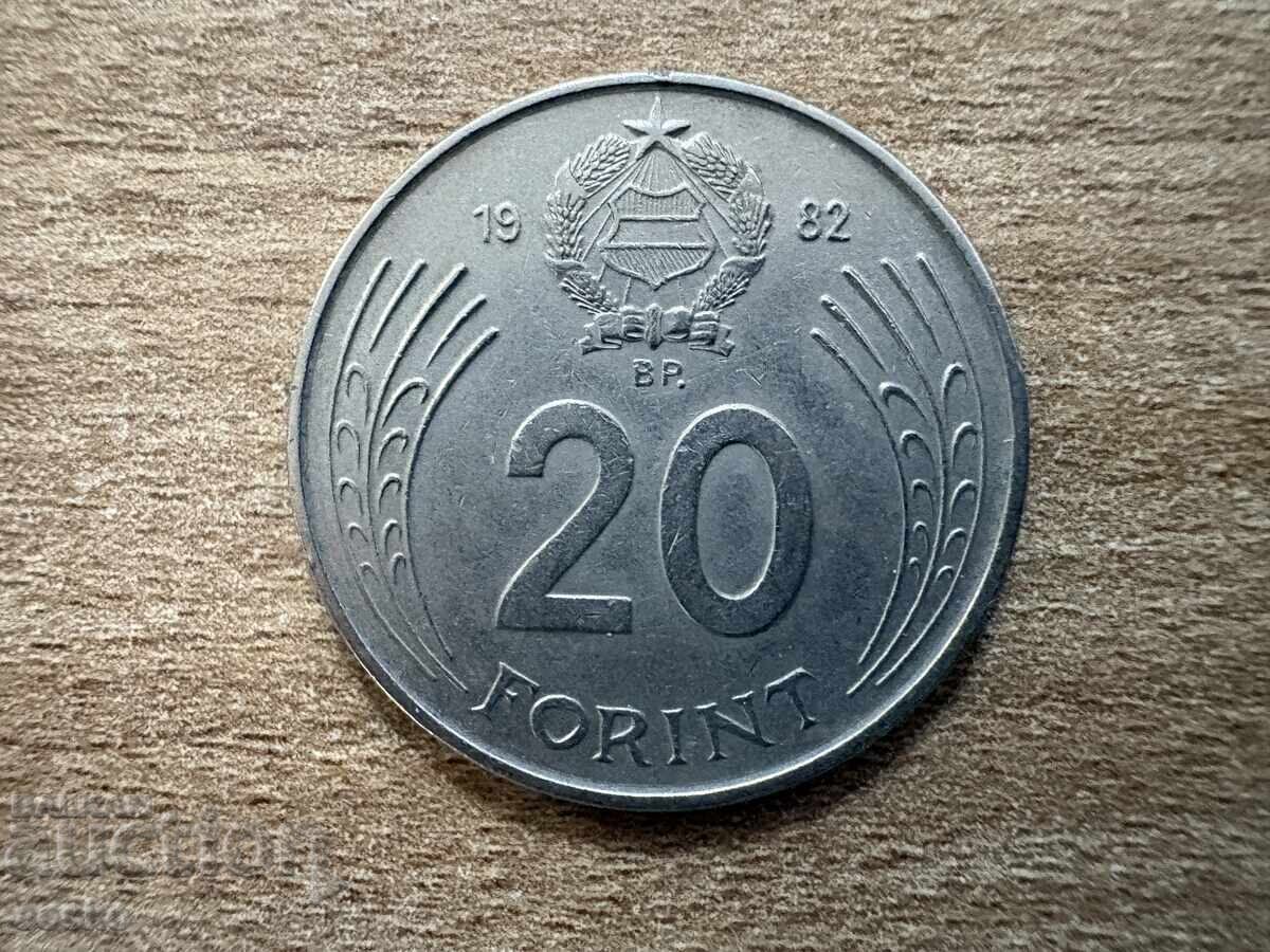 Ungaria - 20 forinți (1982)
