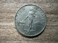 Филипини - 10  сентавос (1960)