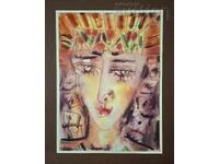 Pictură, fată, lazăr, art. Kr. Doichev (1961-2020)