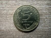 Франция - 5 сантима (1998)