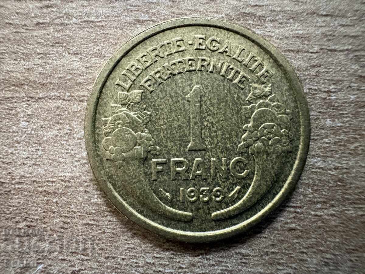 Γαλλία - 1 φράγκο (1939)