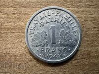 Γαλλία - 1 φράγκο (1942)